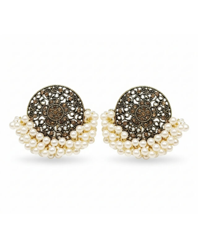 Elegant party wear pearl earrings