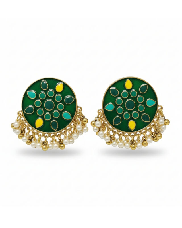 Multi-color trendy western wear earrings for women
