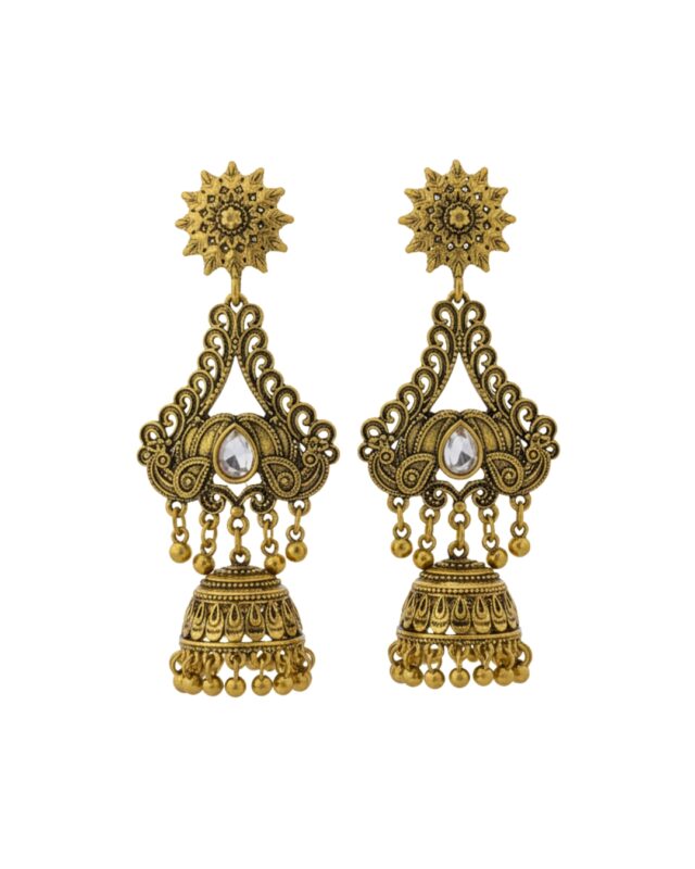 elegant heritage inspired ethnic earrings for women