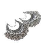 ethnic dual-tone earrings.