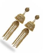 traditional layered jhumka earrings for weddings and festive wear