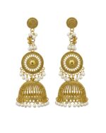 Traditional Silver Golden Jhumka