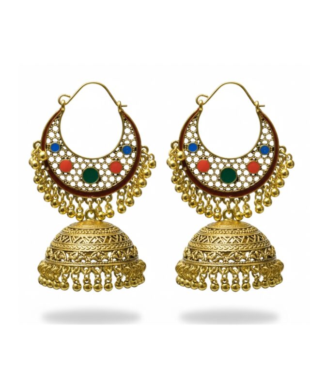 Noorani Golden Jhumki