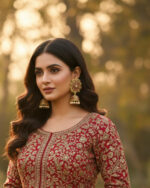 Antique Indian jhumki earrings