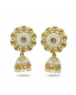 Antique Indian jhumki earrings