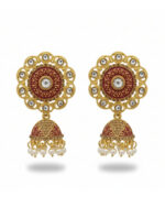 Antique Indian jhumki earrings