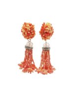 Colorful western beads earrings