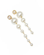 Korean pearl drop earrings