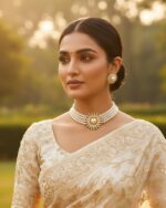 Motia guluband necklace set with earrings