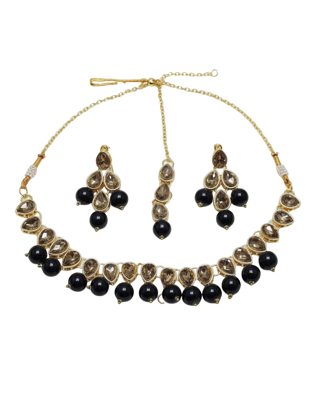 Tear drop pearl necklace