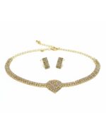 Ethnic sleek pear necklace