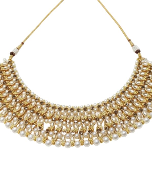 Mahrani triple layer choker necklace