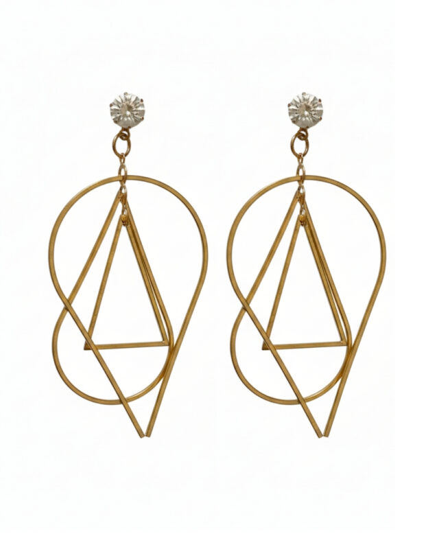 Western pear drop earrings with elegant pear-shaped design