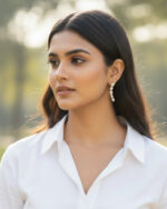 China gold mini earcuffs with delicate stone embellishments in a sleek design