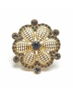 Sunflower metallic fashion ring